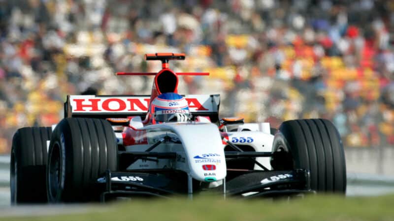 Jenson Button (BAR-Honda) during the 2004 Chinese Grand Prix