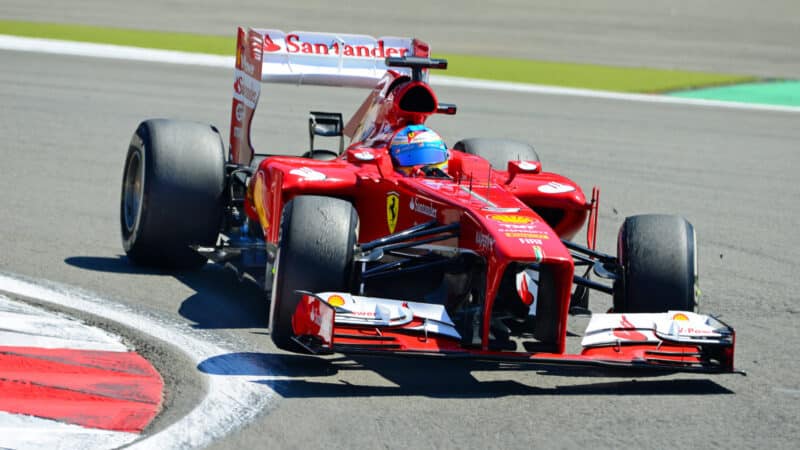 Fernando Alonso (Ferrari) during the 2013 German Grand Prix