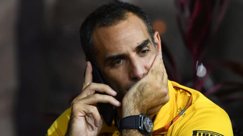 Renault team principal Cyril Abiteboul