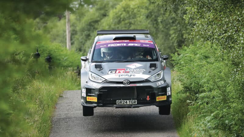 Jason Pritchard na Rally Argyll