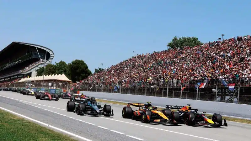 Barcelona GP 2025 race start