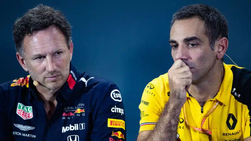 Christian Horner Cyril Abiteboul