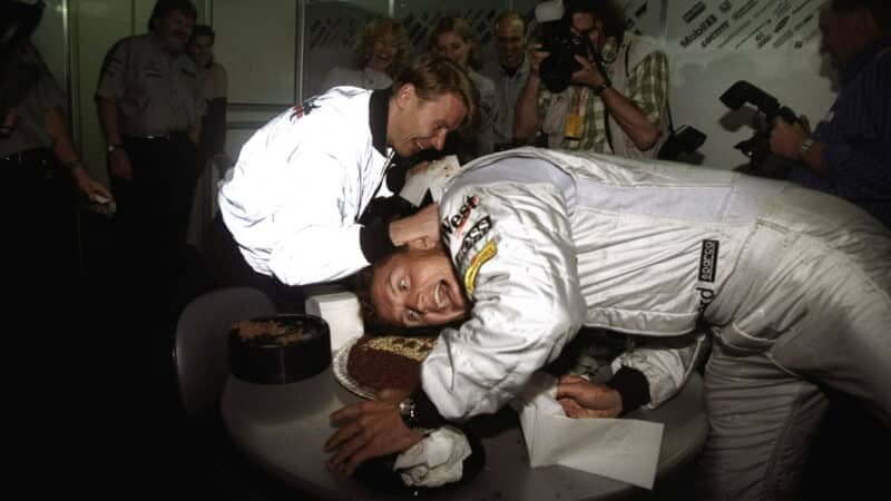 David Coulthard Mika Hakkinen McLaren 1999