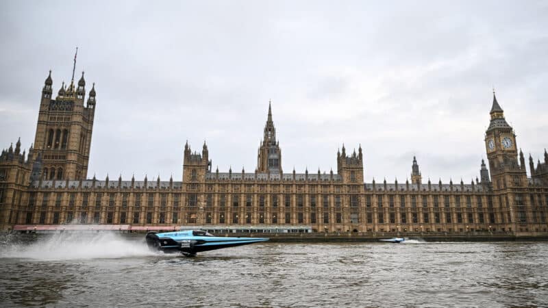 E1 electric powerboat series London run