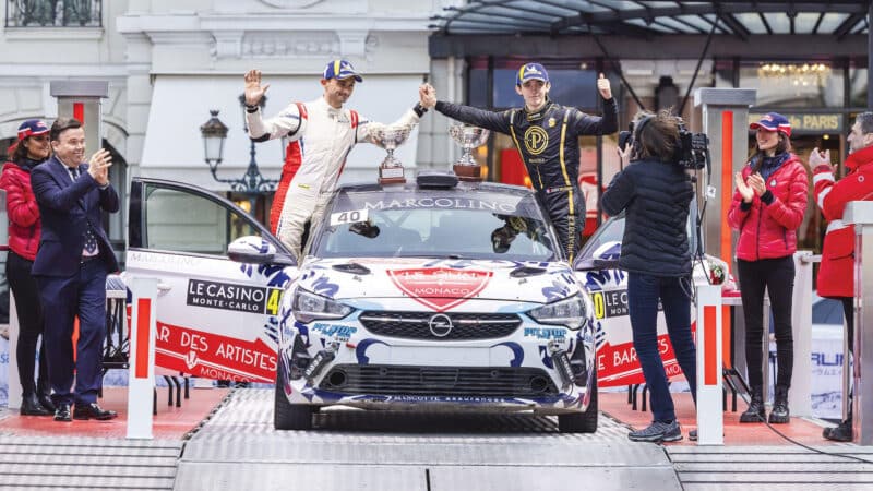 Eliott Delecour and Romain Roche RC4 winners Monte Carlo Rally