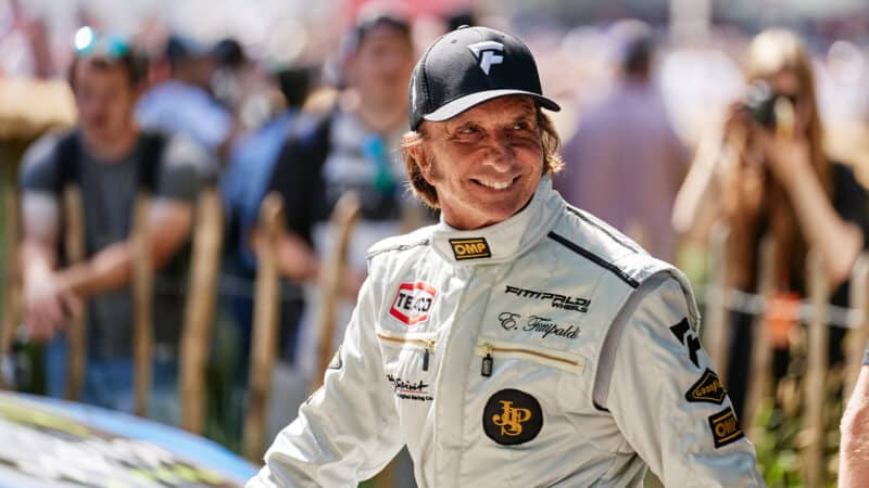 Emerson Fittipaldi at the Goodwood Festival of Speed