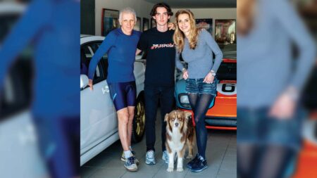 At home — but still flat-out — with François Delacour