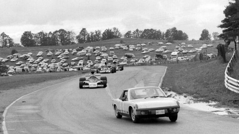 The first instance of a pace car