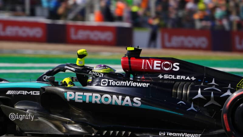 Lewis Hamilton Mercedes 2024 British GP 1
