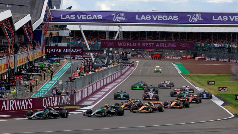 Lewis Hamilton Mercedes 2024 British GP XXX start