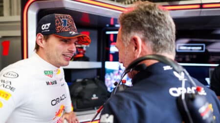 Max Verstappen reacts to Christian Horner’s Red Bull F1 exit