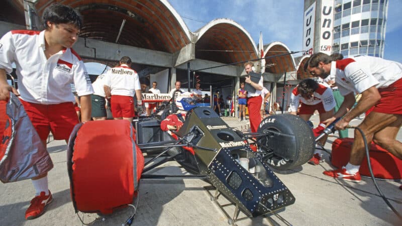 McLaren Prost’s car, Rio, 1987