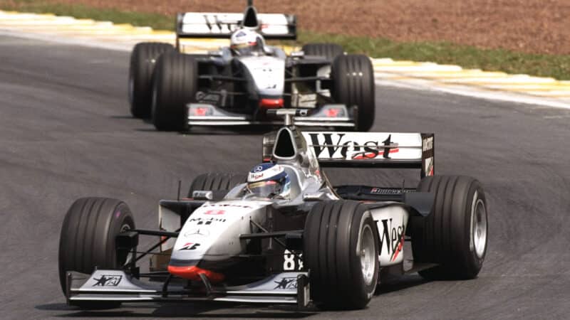 Mika Hakkinen McLaren Brazilian GP 1998
