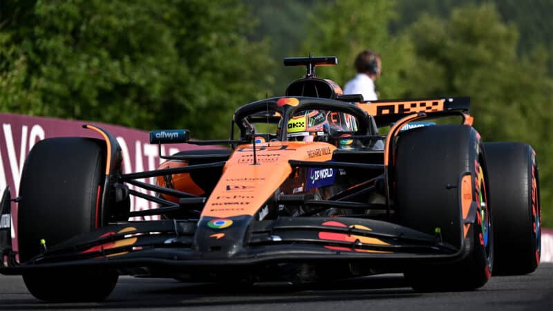 Oscar Piastri McLaren 2025 Belgian GP