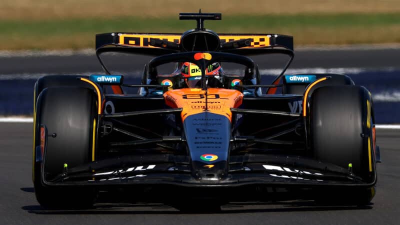 Oscar Piastri McLaren 2025 British GP