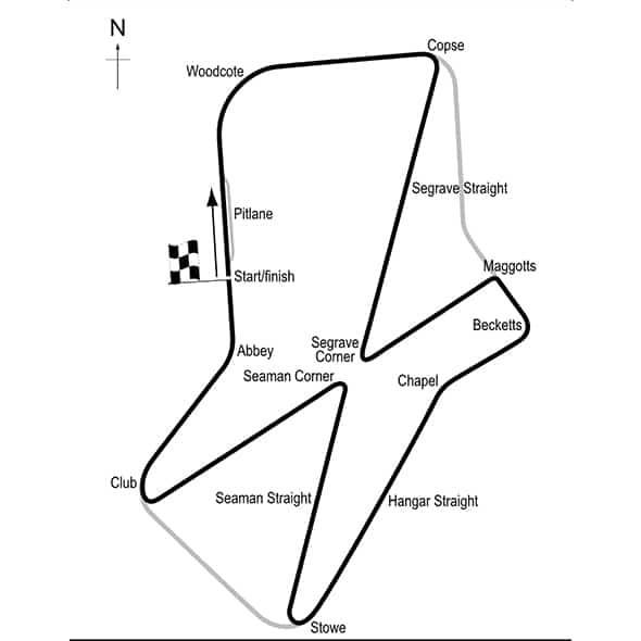 Silverstone 1948 configuration
