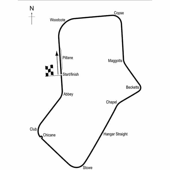 Silverstone 1949 configuration