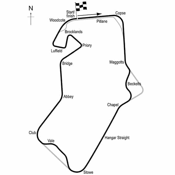 Silverstone circuit from 1987