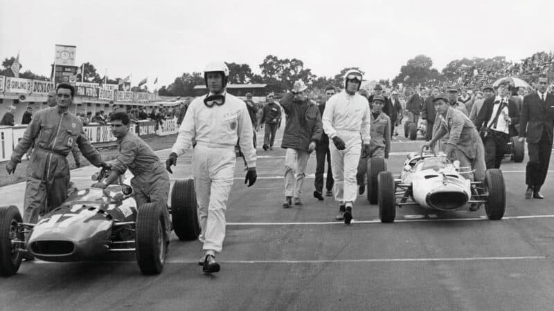 Yves Montand And James Garner In 'Grand Prix'