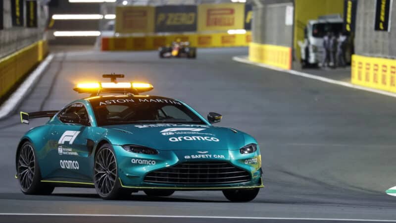 Aston Martin safety car