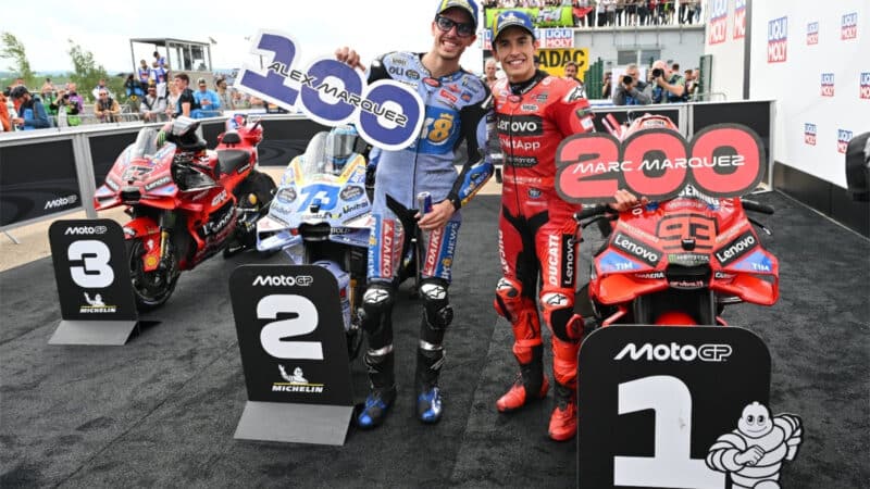 The Marquez brothers continued their domination, during their 200th and 100th MotoGP starts