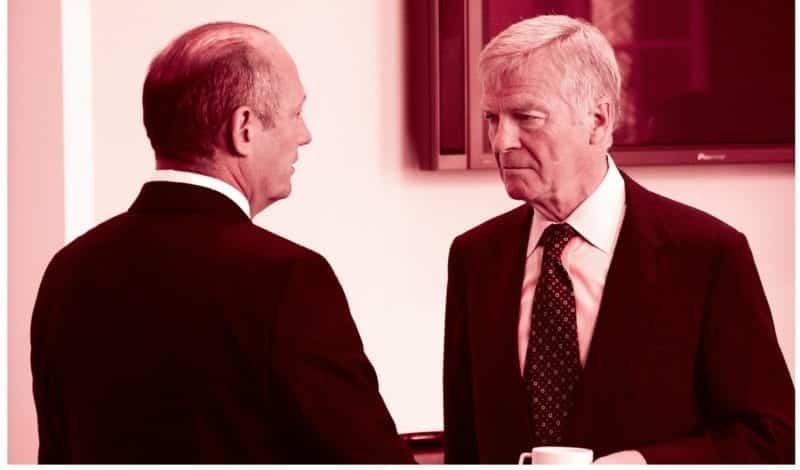 Max Mosley with Ron Dennis