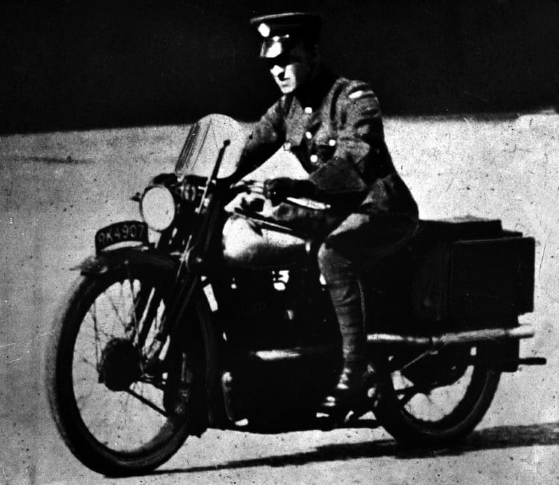 Lawrence of Arabia on Brough Superior