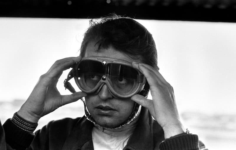 Giancarlo Baghetti wearing goggles