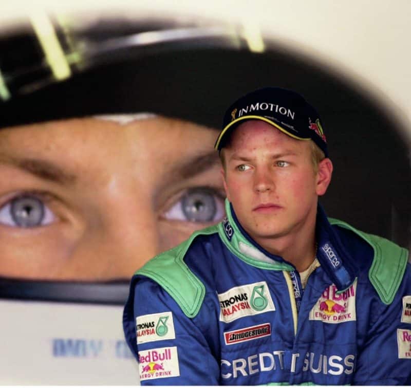 Kimi Raikkonen in Sauber race suit in 2001
