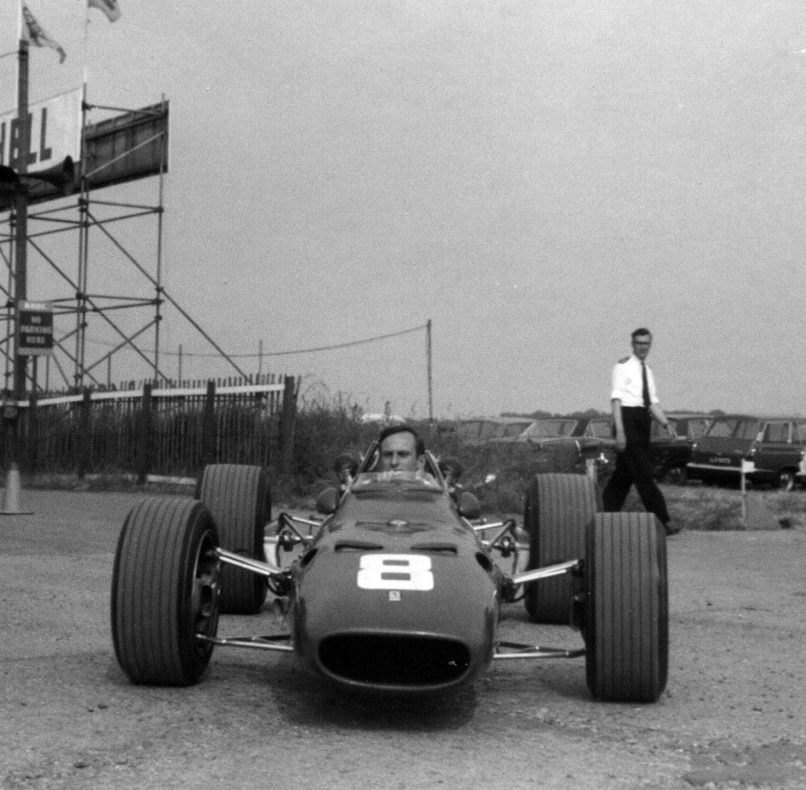 Ferrari of Chris Amon at Silverstone in 1967