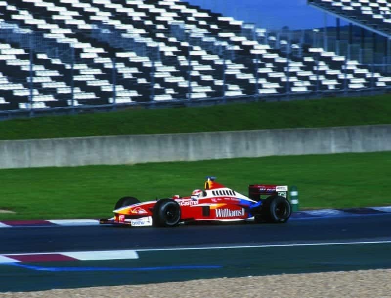 Tom Kristensen testing for Williams in F1 in 1999