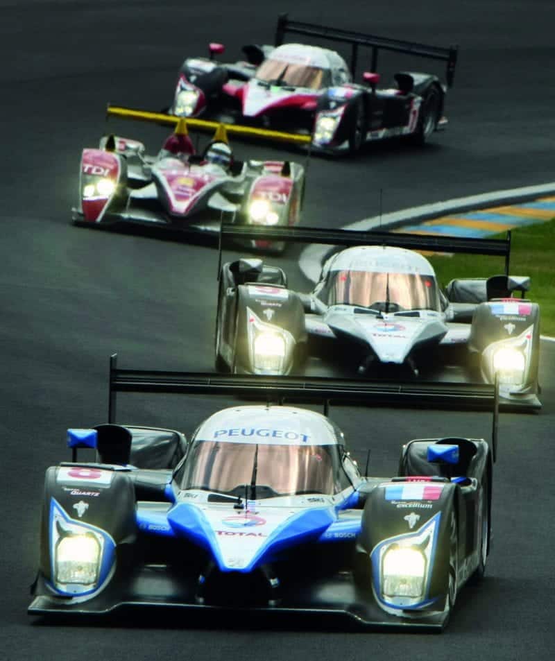 Peugeot leads at Le Mans in 2008