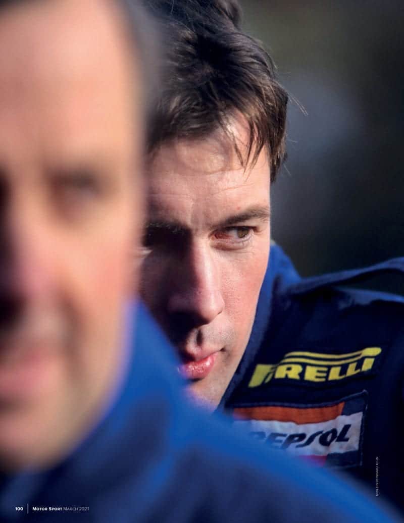 Colin McRae at the 1995 Rally Catalunya