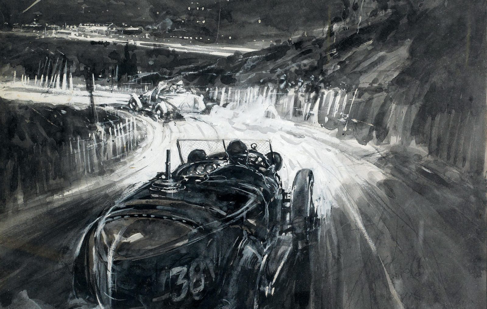 1924 Lyons Grand Prix by Frederick Gordon Crosby